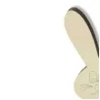 pik ozdobny zajaczek z wasami drewno 24 cm