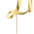 piker liczba 21 zloty partydeco 20 5 cm