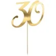 piker liczba 30 zloty partydeco 20 5 cm