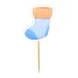 pikery baby boy dekoracja babeczek muffinek na baby shower gender reveal 8 cm 6 szt