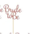 pikery bride to be rozowe zloto godan 12 szt