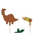 pikery dinozaury triceratops brachiozaur i pterodaktyl partydeco 6 szt