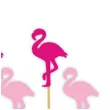 pikery flamingi fuksja rozowy jasny 6 szt