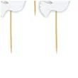 pikery golab biale 9 cm 6 szt