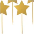 pikery gwiazdki zlote 6 szt