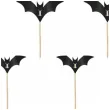 pikery halloween nietoperze czarny partydeco 16 cm 6 szt