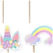 pikery jednorozec unicorn partypal 9 cm 5 szt