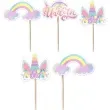 pikery jednorozec unicorn partypal 9 cm 5 szt