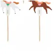 pikery konie partydeco 13 cm 6 szt