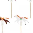 pikery konie partydeco 13 cm 6 szt