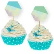 pikery lsniace party mix pastel metalik amscan 24 szt