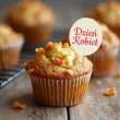 pikery na muffinki dekoracje na dzien kobiet gerbery 6 szt
