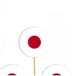 pikery panstwa swiata japonia 6 szt