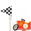 pikery samochod wyscigowy partydeco 12cm 4 szt