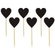 pikery serca classic czarne 6 szt