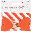 pikery serca partydeco 6 szt 11 cm