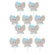 pikery sloniki niebieskie czapeczki godan 10 szt