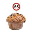 pikery urodziny 65 traffic birthday 6 szt