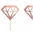 pikery wieczor panienski diamenty rose gold dekolo 10 5 cm 6 szt