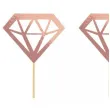 pikery wieczor panienski diamenty rose gold dekolo 10 5 cm 6 szt