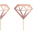 pikery wieczor panienski diamenty rose gold dekolo 10 5 cm 6 szt