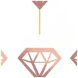 pikery wieczor panienski diamenty rose gold dekolo 10 5 cm 6 szt