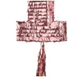 piniata 1 urodziny rozowe zloto partydeco 28 5 x 40 5 cm