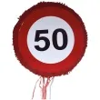 piniata 50 urodziny znak traffic birthday funnyfashion 50 x 50 cm