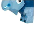 piniata dinozaur triceratops niebieski unique 48 x 30 5 cm