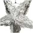 piniata gwiazda skladana srebrny partydeco 68 x 68 x 30 cm