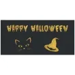 plakat czarownica i kot happy halloween congee 70x30 cm