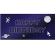 plakat happy birthday kosmos granatowy congee 70 x 33 cm