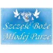 plakat szczesc boze mlodej parze 48 x 68 cm