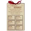 pocztowka bon prezentowy na dzien matki drewniana 140x90 mm