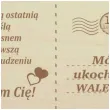 pocztowka moj walenty drewniana 140x90 mm