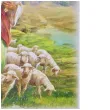 pocztowka wesolego alleluja jezus i baranki maki 104 x 147 mm