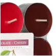 podgrzewacz zapachowy miks kolorow czekolada wisnia bispol 4h 18 szt