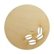 podkladka drewniana kawa ziarnista okragla 10 cm