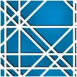 podkladki drewniane kolorowa geometria mix 6 szt