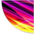 podkladki drewniane neonowe swiatlo mix 6 szt