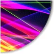 podkladki drewniane neonowe swiatlo mix 6 szt