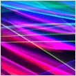 podkladki drewniane neonowe swiatlo mix 6 szt