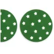 podkladki filcowe gwiazdki pod kubek zielone partypal 6 szt