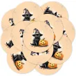 podkladki papierowe halloween cukierek albo psikus z kotem 9 5 cm 12 szt