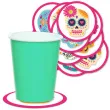 podkladki papierowe halloween dia de los muertos 9 5 cm 12 szt