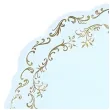 podkladki pod talerze dekoracje stolu na komunie chrzest urodziny blekitne ornament 35 5 cm 6 szt