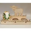 podstawka do jajek trawa owieczka drewno 150x96x61 mm