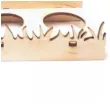 podstawka do jajek trawa owieczka drewno 150x96x61 mm