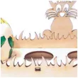 podstawka do jajek trawa zajac drewno 150x96x61 mm