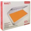 poduszka do stempli make 1 pudelko nasaczona pomaranczowa tusz wodny colop 90 x 50 mm